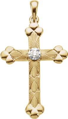 Diamond Cross Pendant