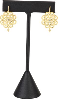 Black Leatherette Medium Earring Stand Display