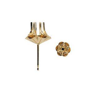 Fancy Buttercup Earring with .030