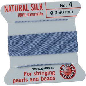 #4 Lilac Silk Bead Cord (.60mm)