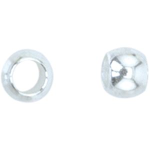 Silver-Plated Crimp Beads #1