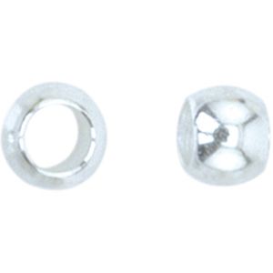 Silver Plated Crimp Beads #2