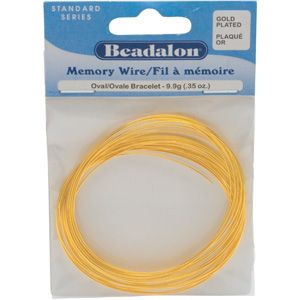Beadalon&reg; Gold Plated Memory Wire