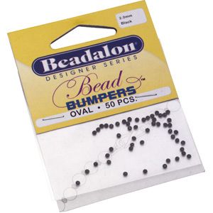2.0mm Oval Black Bead Bumpers&trade;