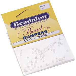 2.0mm Oval Clear Bead Bumpers&trade;