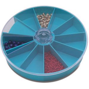 10 Compartment Revolving Bead Tray