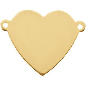 Heart Stamping with Two Eyelets