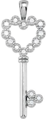 Heart Shape Key Design Pendant