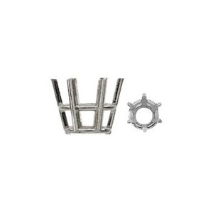 Round 6-Prong Lightweight Wire Basket Setting