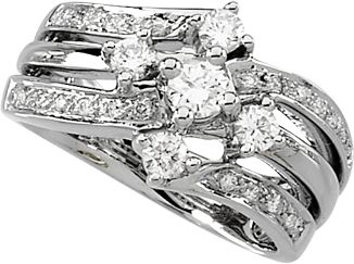 3/4 ct tw Diamond Right Hand Ring