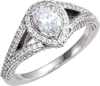  Split-Shank Engagement Ring Mounting