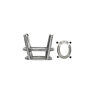 Oval 4-Prong Wire Basket Setting