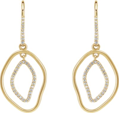Open Silhouette Dangle Earrings