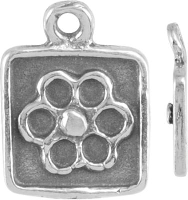 Daisy Flower Dangle with Square Frame