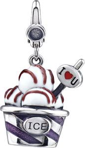 Enamel Ice Cream Cup Charm