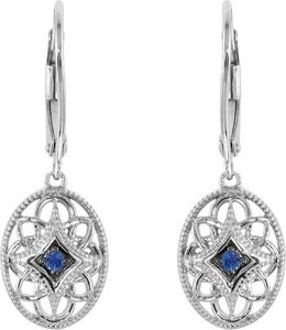 Decorative Lever Back Earrings