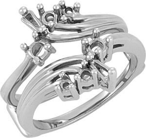 Accented Baguette Ring Guard