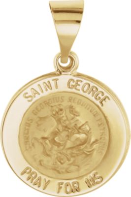 Hollow Round St. George Medal