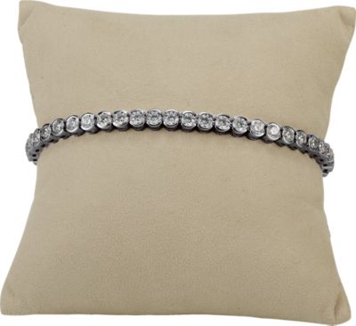 Bracelet Pillow W/ Stand Suede Display