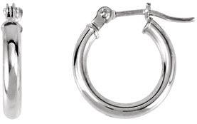 Plain Hoop Earrings