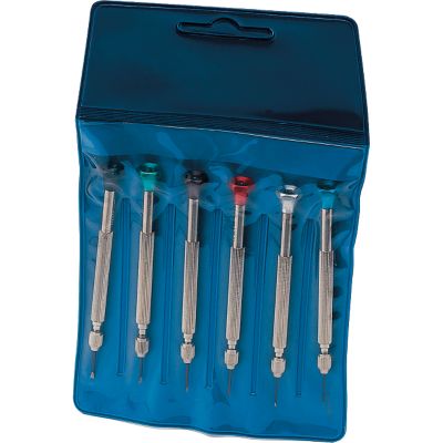 6 Piece Screwdriver Set with Pouch (SZ#4-#9)