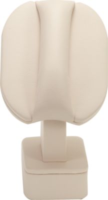 Large Beige Leatherette Ring Stand