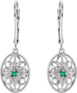 Decorative Lever Back Earrings
