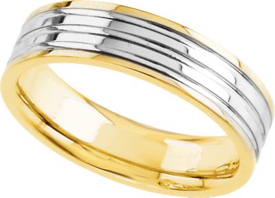 6mm Two-Tone Comfort-Fit Band