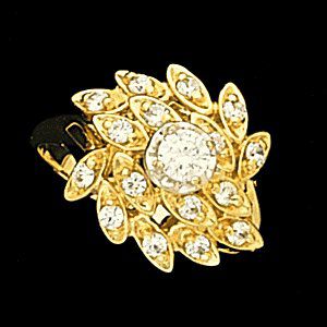 Two Tone Fashion Ring Mounting 