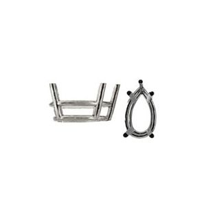 Pear 5-Prong Wire Setting