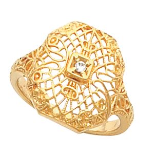 Vintage Design Ring Mounting for Diamond