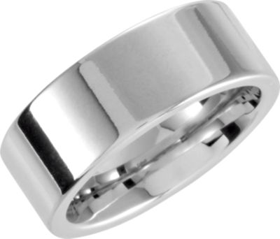 8mm Dura Cobalt&trade; Flat Band