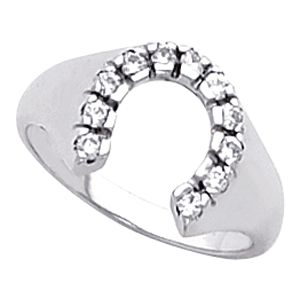 Women's Horseshoe Ring Mounting