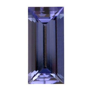 Straight Baguette Genuine Tanzanite (Black Box Matched Sets)