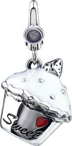 Enamel Cupcake Charm