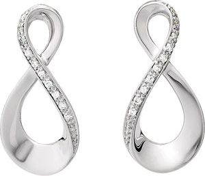 .08 ct tw Diamond Earrings