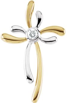 Diamond Cross Pendant
