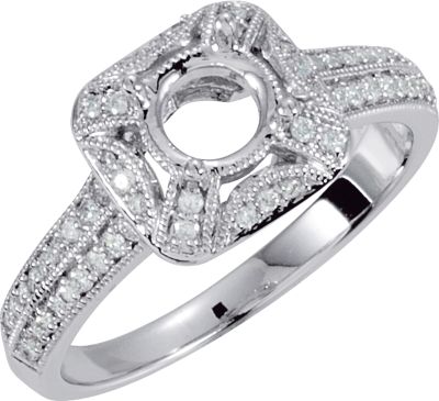 Semi-Mount Engagement Ring