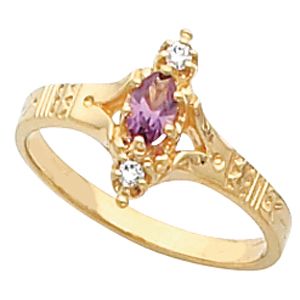 Ring Mounting for Oval Gemstone 