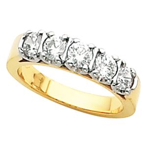 5-Stone Anniversary Ring Mounting