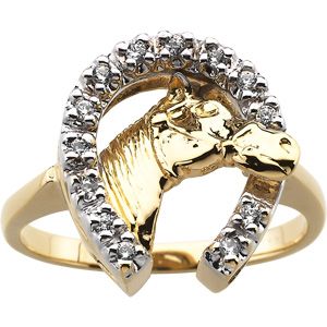 Women's Horseshoe Ring Mounting