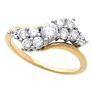Fashion Cluster Ring Mounting