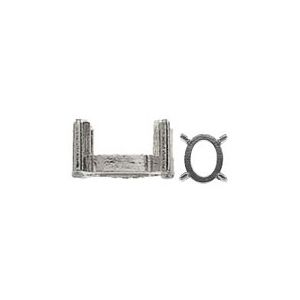 Oval 4-Prong Low Cabochon Setting