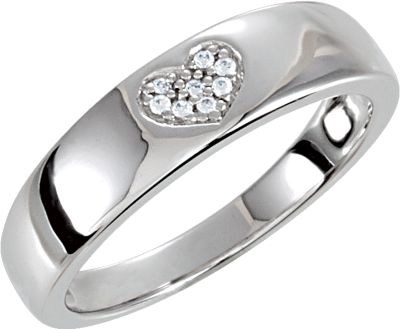 Heart Shaped Design Band