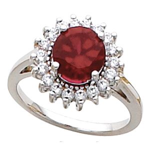 Fashion Ring for Round Gemstone