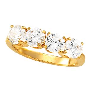 4-Stone Anniversary Ring Mounting
