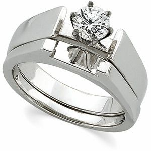 Cathedral Engagement Ring or Band Mounting