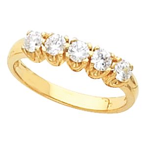 5-Stone Anniversary Ring Mounting