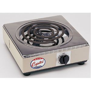 Single Burner Electric Hot Plate, 6A/700W