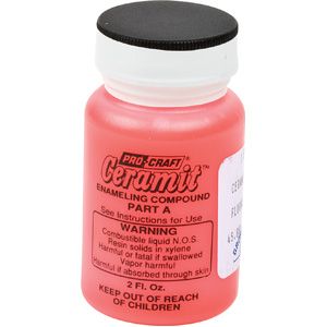 Ceramit&trade; Enamel - Fluorescent Red